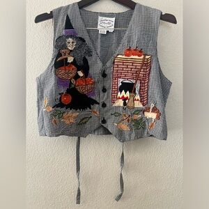 Vintage Fall Halloween Vest